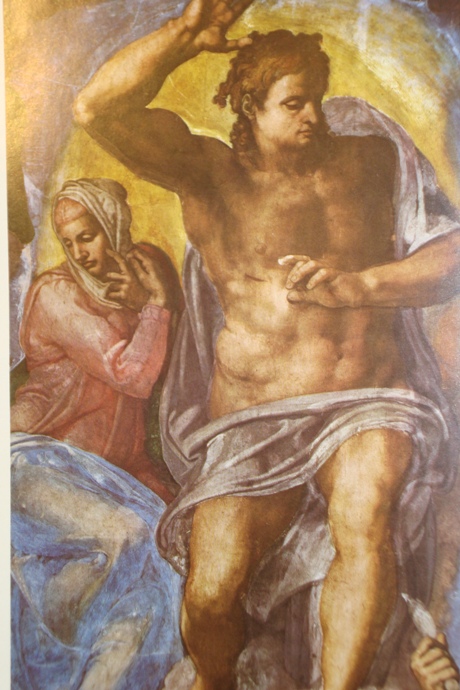 Michelangelo - Krist sudac i Djevica